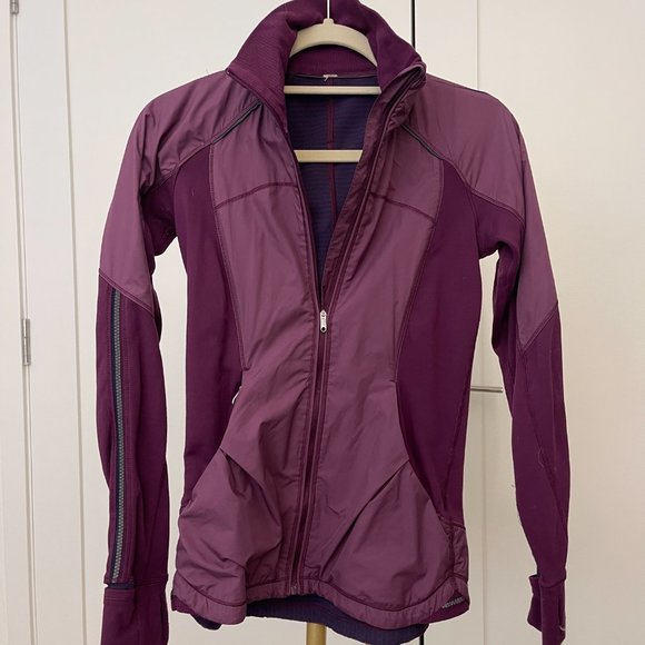 Lululemon Can't Stop Jacket, Plum, Size 2/4 - Picture 8 of 9